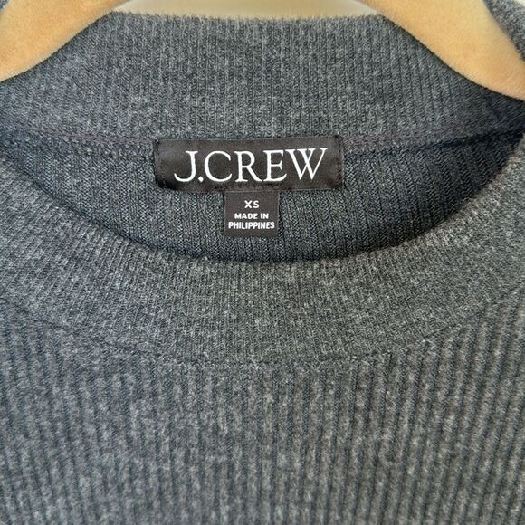 Ribbed With Slight Balloon Slleve Pullover Top By J Crew - Picture 5 of 6